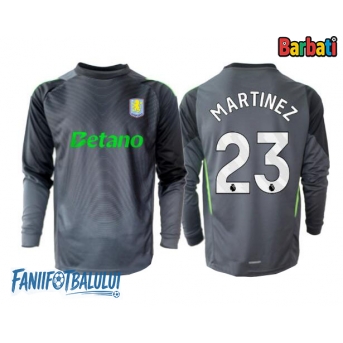 Aston Villa Emiliano Martinez #23 Portarii Tricou Fotbal Replică 2025-26 Barbati Acasa Mâneci Lungi